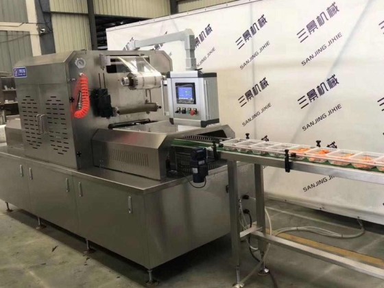 Máquina de envasado con atmósfera modificada