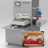 Sellador de bandeja de embalaje de atmósfera modificada