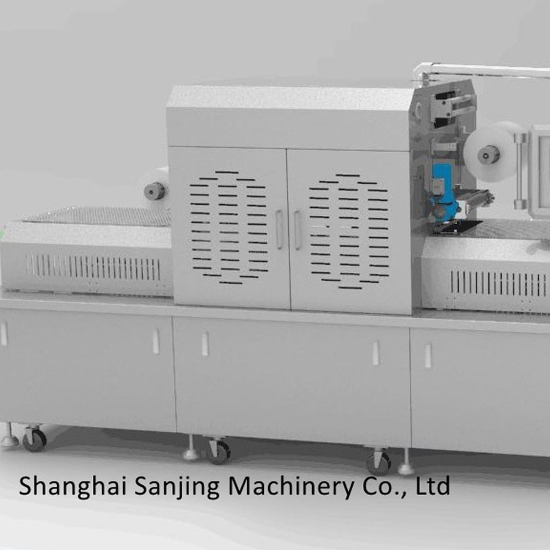 Máquina de envasado al vacío de salmón en rodajas