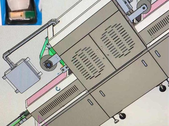 Máquina de envasado al vacío de bacalao en rodajas