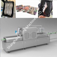 Máquina de envasado de piel al vacío de mariscos