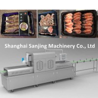 Maquinaria de envasado de piel al vacío de camarones tigre negro