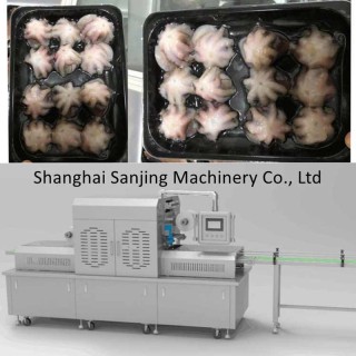 Maquinaria de envasado de piel al vacío de pulpo