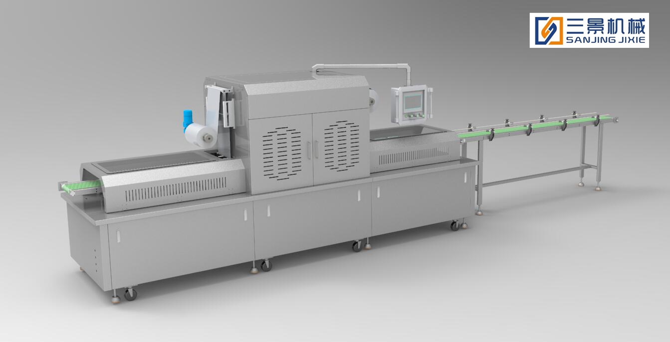 Application in food industry-Vacuum skin packaging machine