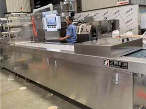 Continua de vacío película de estiramiento Equipo sellador