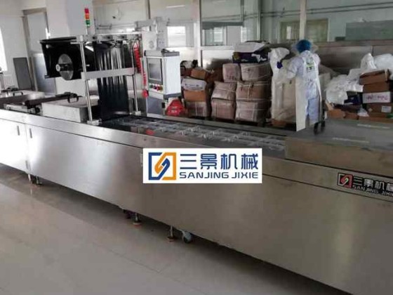 máquina de envasado al vacío termoformado de carne
