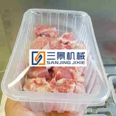 máquina de envasado MAP de aves de corral de carne de res