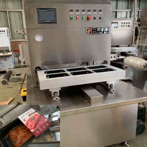 Vacuum skin packaging for Microwave-heatable food