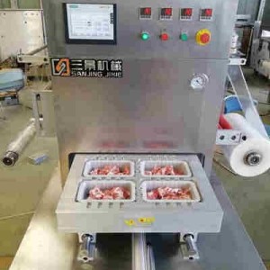 máquina de envasado MAP de aves de corral de carne de res