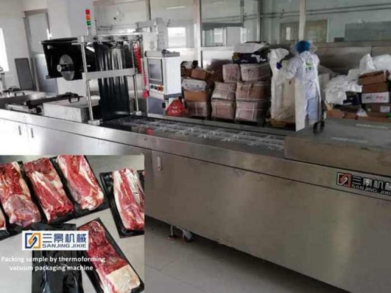 Máquina de envasado al vacío termoformado