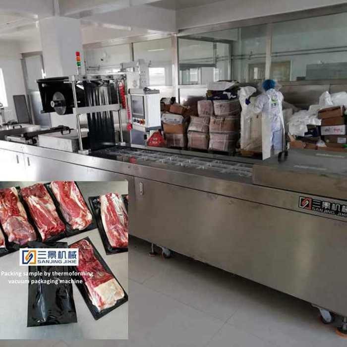 Máquina de envasado al vacío termoformado