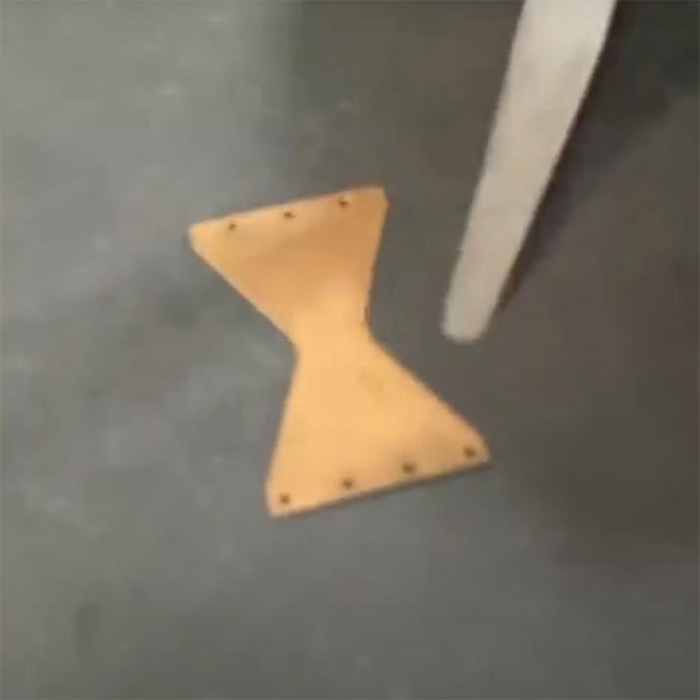 Plate leveler for copper sheets thickness 0.1mm