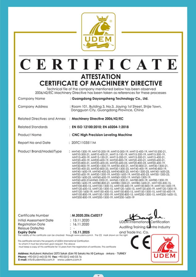 CE Certification For CNC Precision Sheet metal straightening machine CE Certification For CNC Precision Sheet metal straightening machine