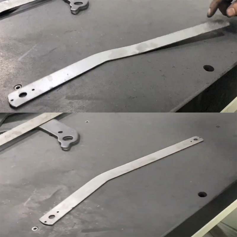 Steel plate flattening machine Steel plate flattening machine