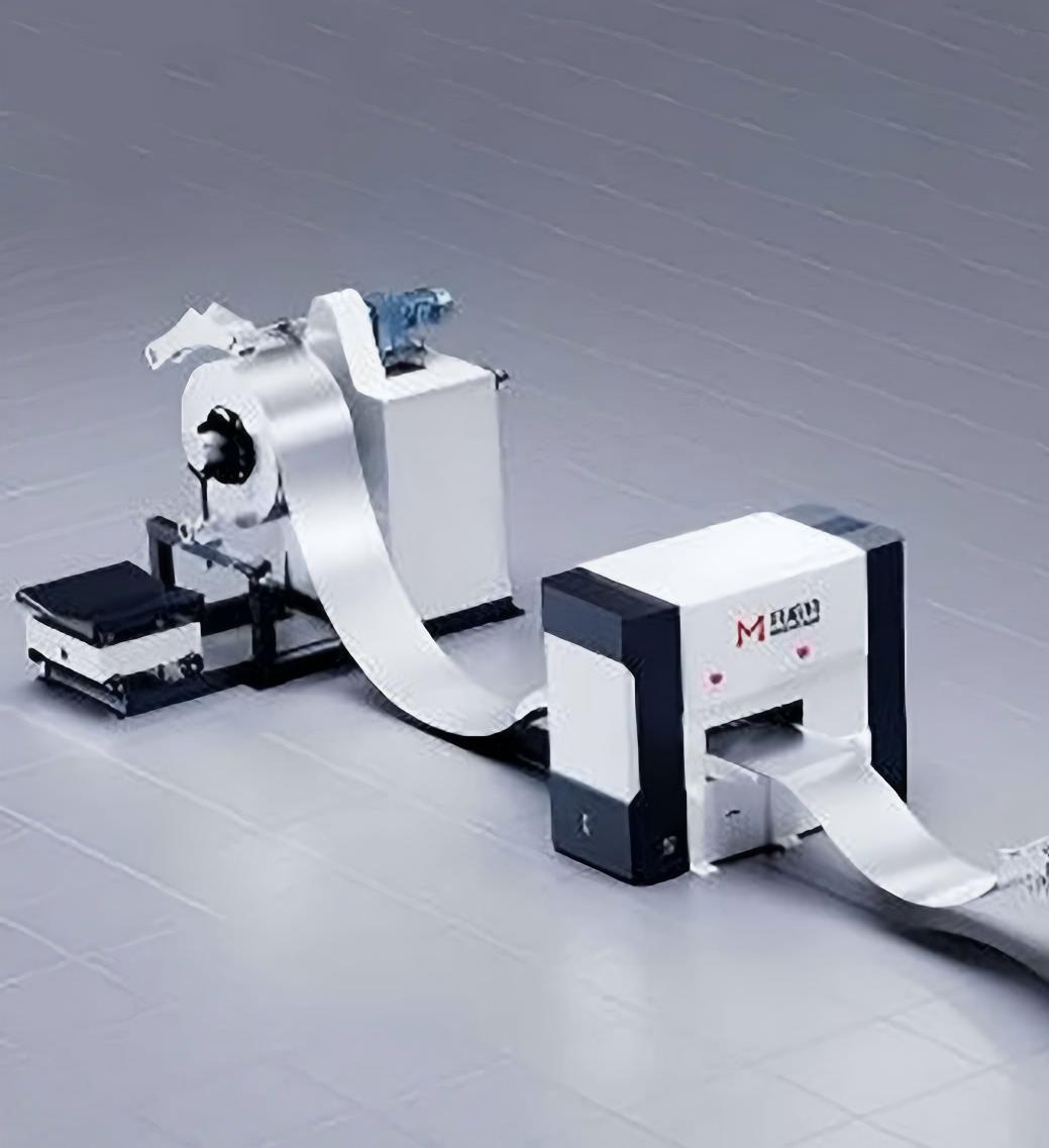High-Precision Automatic Unwinding, Leveling, and Stamping Line