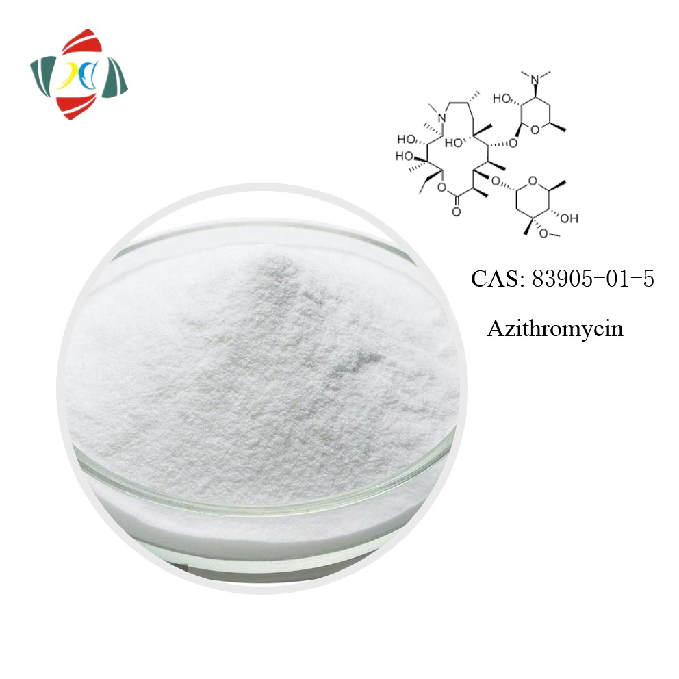 Azithromycin-Pulver CAS 83905-01-5 Hochwertige pharmazeutische Rohstoffe 99%