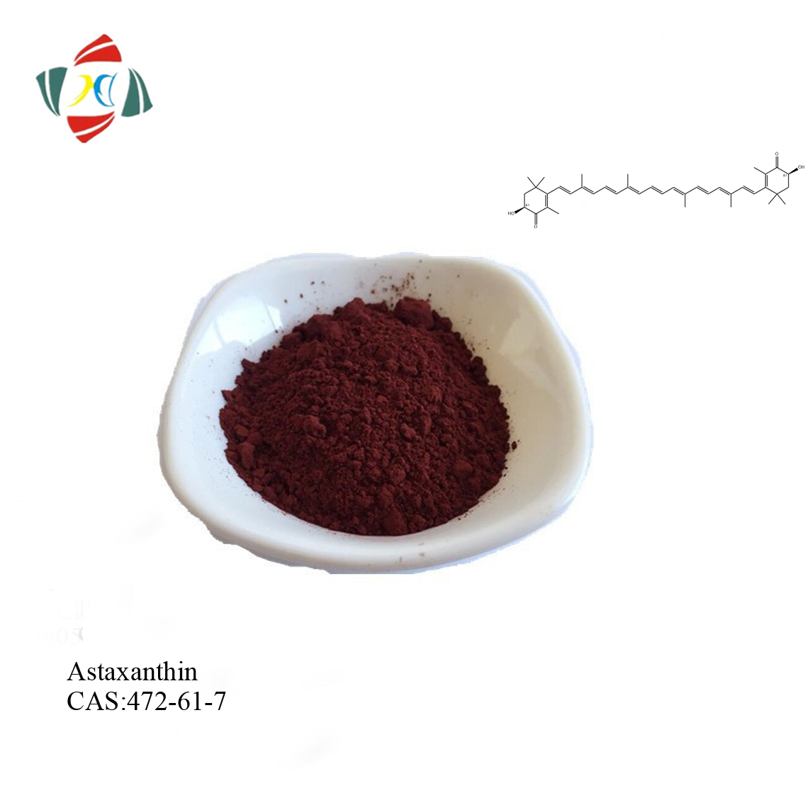 Poudre d'astaxanthine d'extrait de Haematococcus Pluvialis/ huile CAS 472-61-7