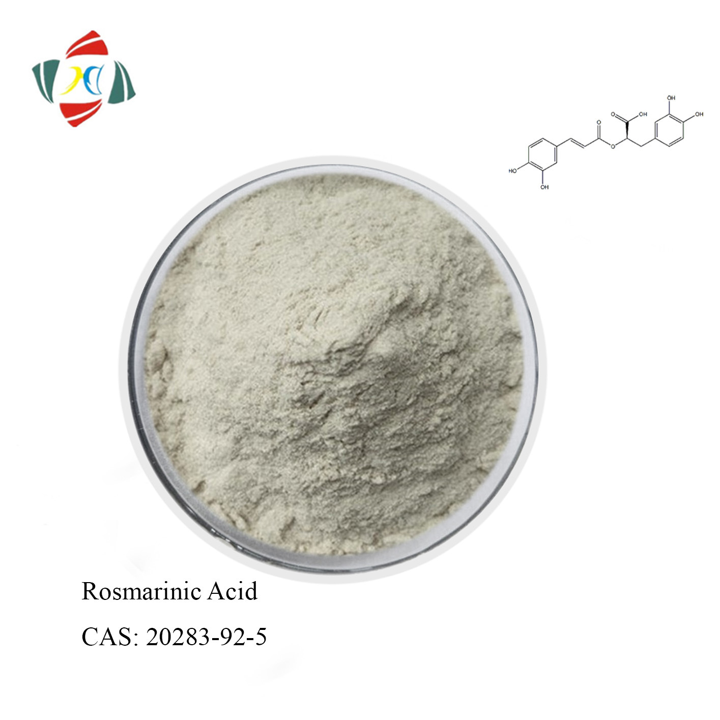 Polvo de extracto de romero natural Ácido rosmarínico 20283-92-5