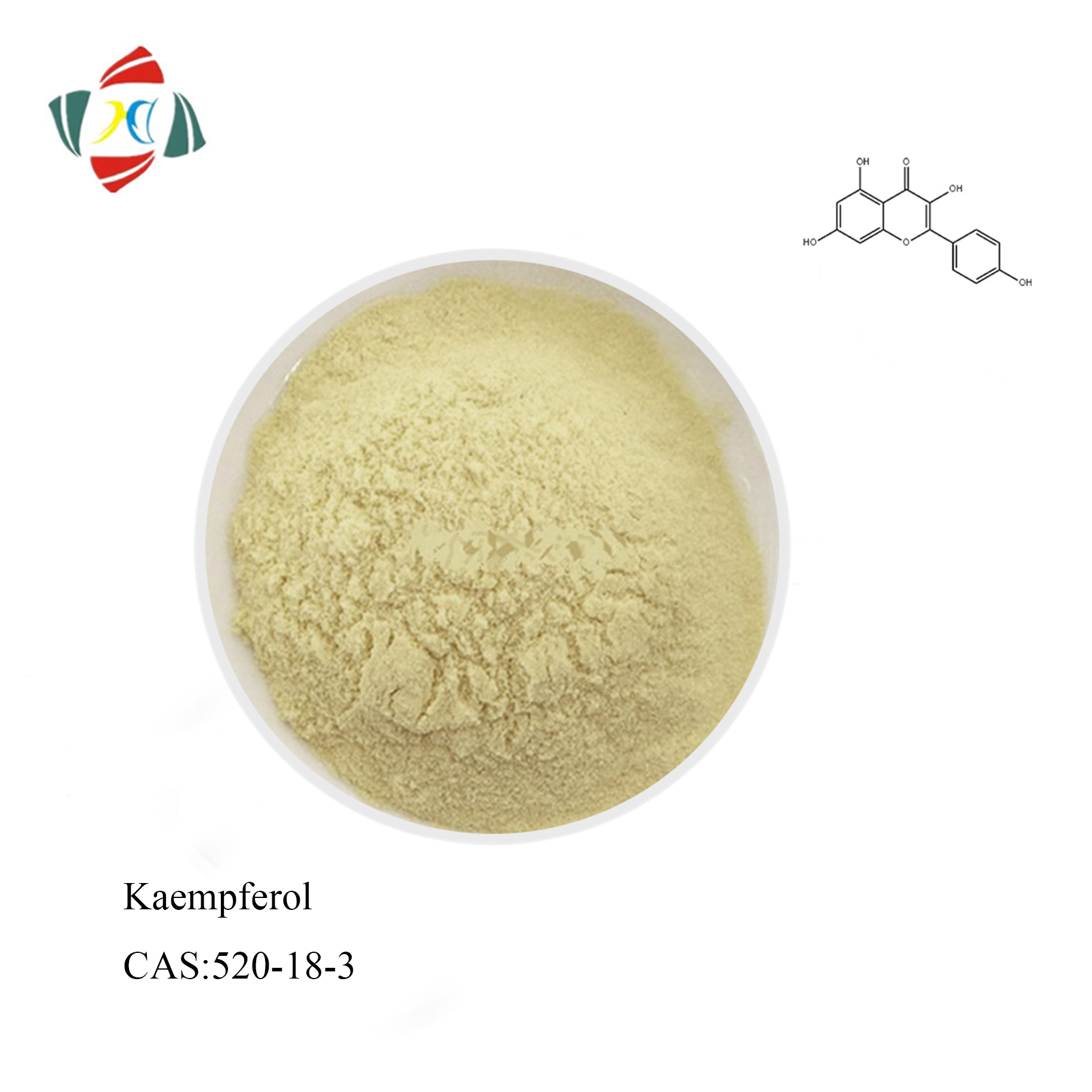 Extrato de Sophora japonica Kaempferol CAS: 520-18-3