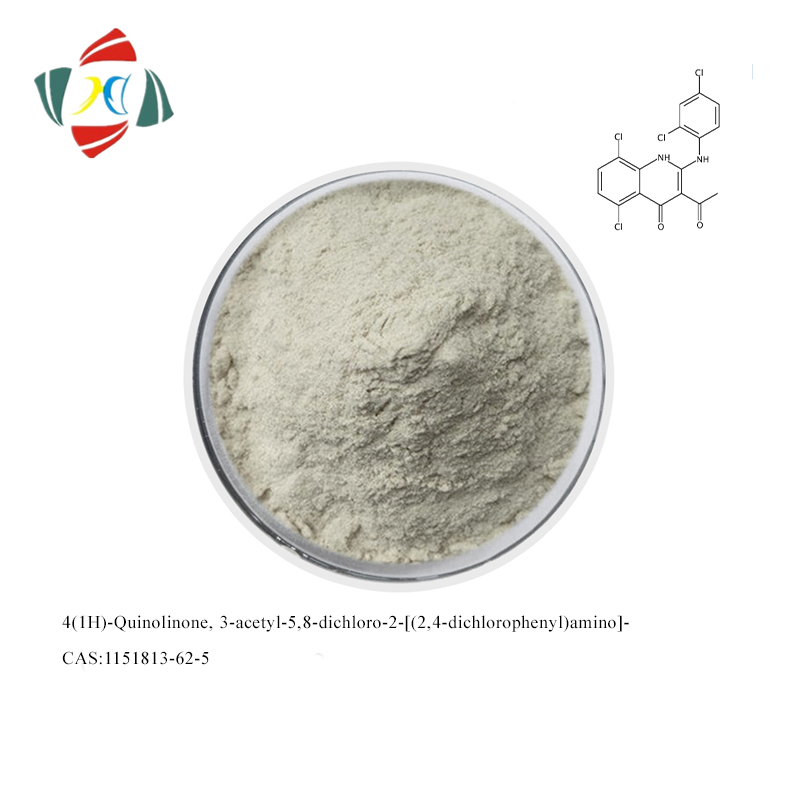 3-Acetyl-5,8-dichloro-2-[(2,4-dichlorophenyl)amino]-4(1H)-quinolinone CAS:1151813-62-5