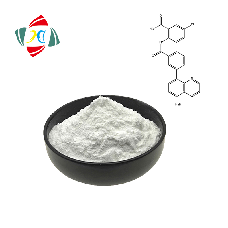 sodium 5-chloro-2-(3-(quinolin-8-yl)benzamido)benzoate CAS: 1247823-40-0