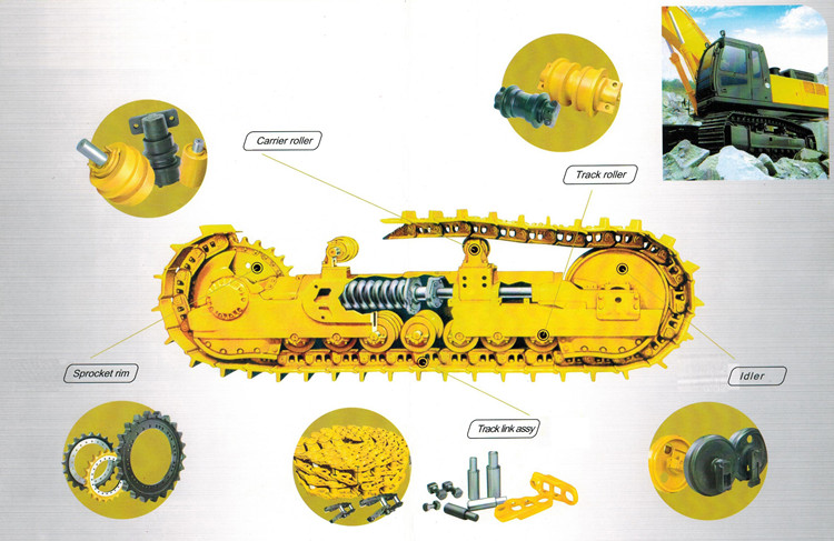 komatsu undercarriage parts