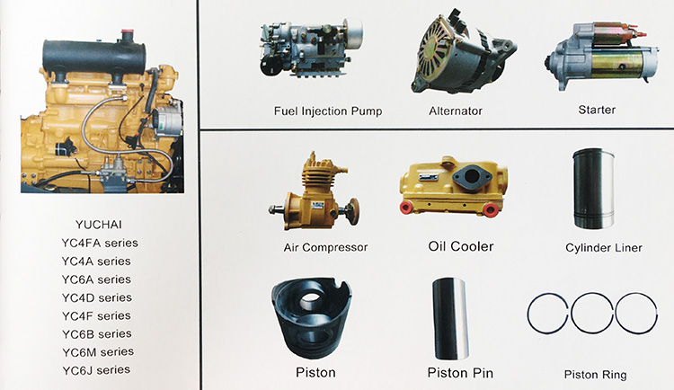 Yuchai Engine Parts