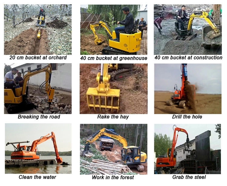 Accplication of the Mini excavator in South America