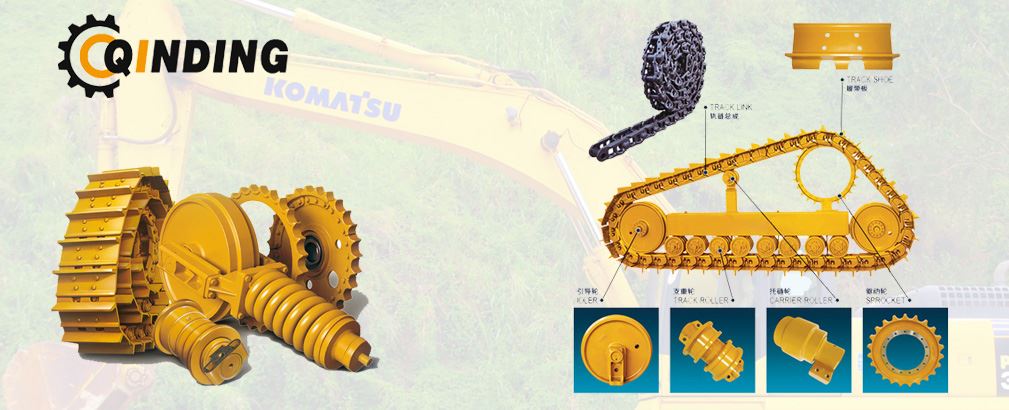 Excavator undercarriage parts