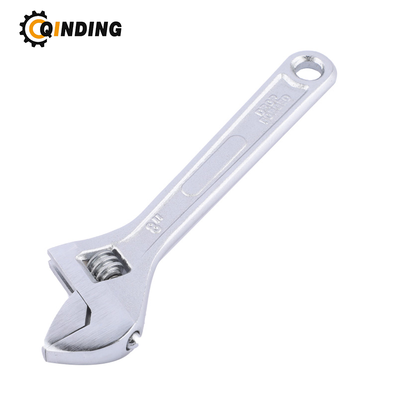 Carbon Steel Drop Forged Adjustable Wrench/Spanner with Nickel-Plated Chrome Plated Finishing