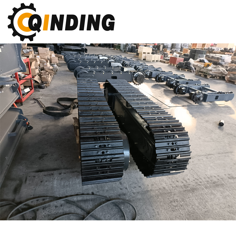 QDRT-10T 10 Ton Rubber Track Undercarriage Chassis for Crawler Excavator, Harvesting, Materialhandling 3551mm x 670mm x 450mm Manufacturers, QDRT-10T 10 Ton Rubber Track Undercarriage Chassis for Crawler Excavator, Harvesting, Materialhandling 3551mm x 670mm x 450mm Factory, Supply QDRT-10T 10 Ton Rubber Track Undercarriage Chassis for Crawler Excavator, Harvesting, Materialhandling 3551mm x 670mm x 450mm