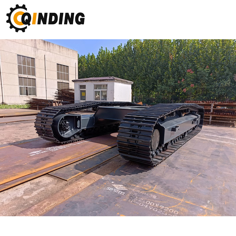 QDST-05T 5 Ton Steel Track Undercarriage Chassis for Pipelayers, Forest & Logging, Crawler Excavator 2125mm x 482mm x 300mm