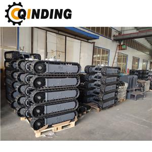 QDRT-02T 2 Ton Crawler Rubber Track Undercarriage for Agricultural Machine 1815mm x 367mm x 230mm