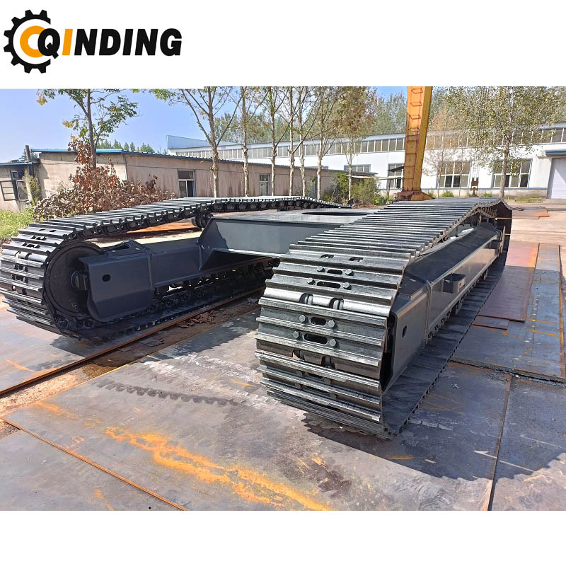 QDST-08T 8 Ton Steel Track Undercarriage Chassis 2622mm x 587mm x 350mm