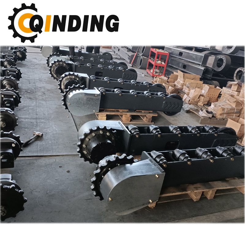 QDRT-10T 10 Ton Rubber Track Crawler Base Undercarriage for Crawler Excavator, Harvesting, Materialhandling 3551mm x 670mm x 450mm Manufacturers, QDRT-10T 10 Ton Rubber Track Crawler Base Undercarriage for Crawler Excavator, Harvesting, Materialhandling 3551mm x 670mm x 450mm Factory, Supply QDRT-10T 10 Ton Rubber Track Crawler Base Undercarriage for Crawler Excavator, Harvesting, Materialhandling 3551mm x 670mm x 450mm