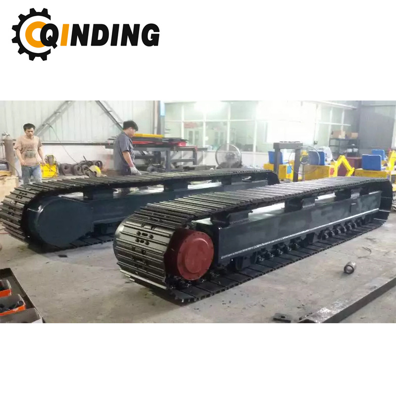 QDST-20T 20-тонное стальное гусеничное шасси Высококачественная гусеничная ходовая часть 4256 мм x 942 мм x 600 мм