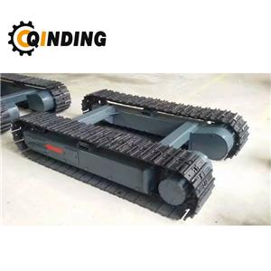 QDRT-06T 6 Ton Crawler Excavator Rubber Undercarriage Chassis 2388mm x 478.5mm x 300mm