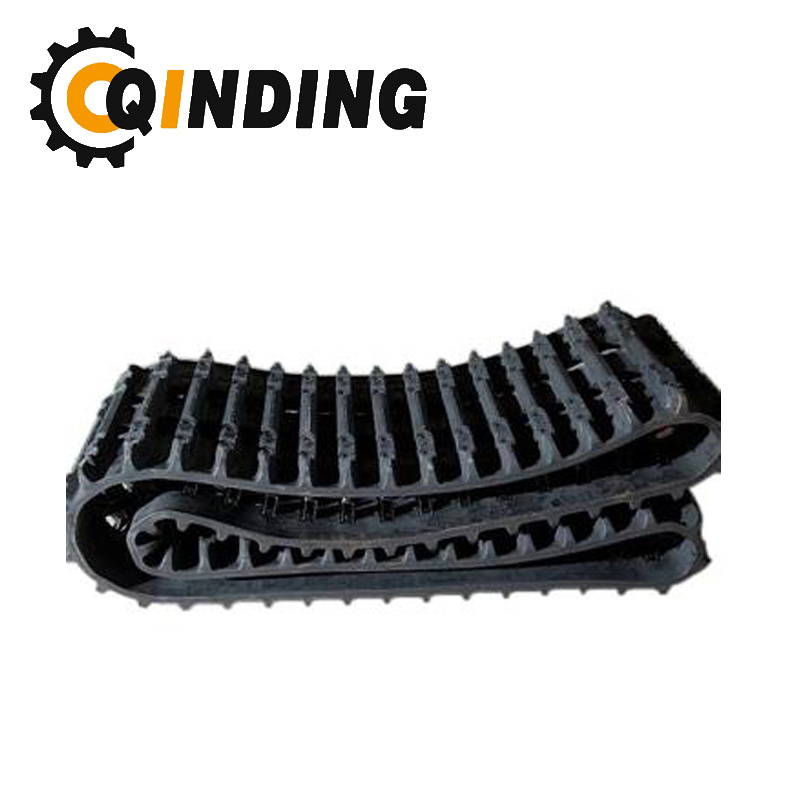 Qdrt-02t Complete Crawler Rubber Track Undercarriage for Agricultural Machine Mini-Excavator