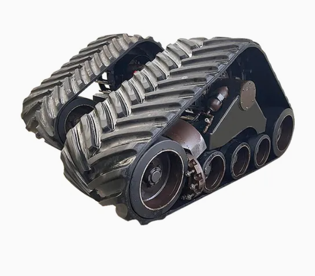 Environmentally Friendly Triangular Rubber Tracked Wheel Chassis for New Holland&John Deere's Aftermarket Replacement