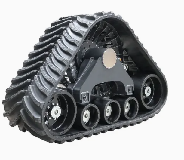 Environmentally Friendly Triangular Rubber Tracked Wheel Chassis for New Holland&John Deere's Aftermarket Replacement