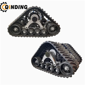 Agricultural Triangular Rubber Tracked Wheel Chassis