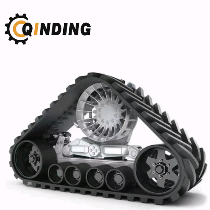 Environmentally Friendly Triangular Rubber Tracked Wheel Chassis for New Holland&John Deere's Aftermarket Replacement