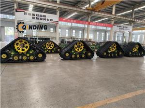 Triangular Track Half-link Track Triangular Rubber Tracked Wheel Chassis for John Deere