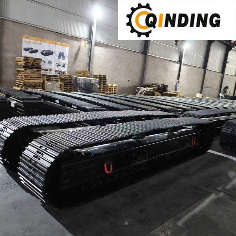 QDST-80T 80-Ton Unpowered Steel Track Chassis Assembly for Mining Dump Truck