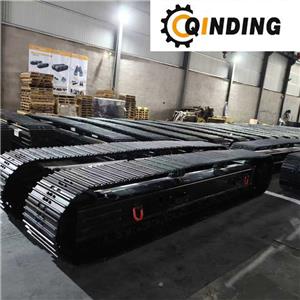 QDST-80T 80-Ton Unpowered Steel Track Chassis Assembly for Mining Dump Truck