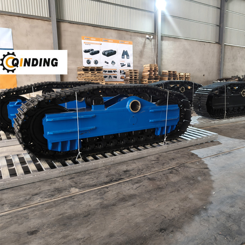QDST-80T Unpowered Steel Track Chassis Assembly for Mining Dump Truck