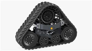 Triangular Rubber Tracked Whee Chassi Land-friendly for NEW HOLLAND CR1090B