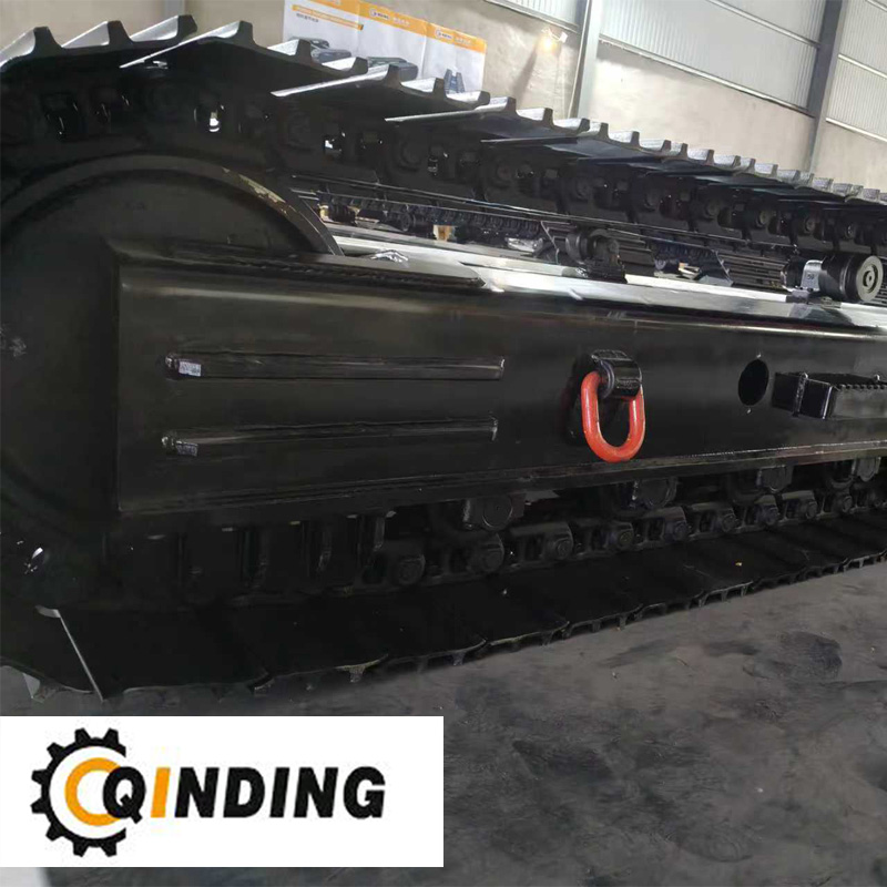 QDST-80T Unpowered Track Chassis, Unpowered Steel Track Chassis,for Engineering/Mining