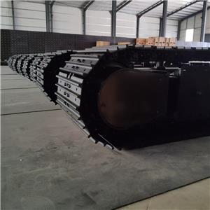 QDST-18T 18-Ton Unpowered Steel Track Chassis Assembly for Mining Dump Truck