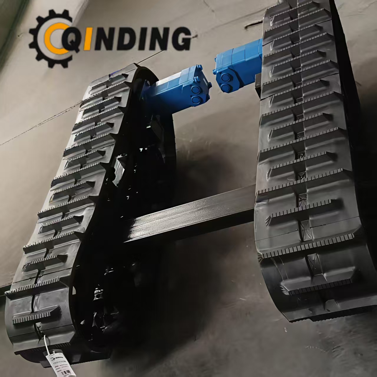 QDST-01T Steel Crawler Track Chassis 1 Ton Machine for Agricultural Machinery
